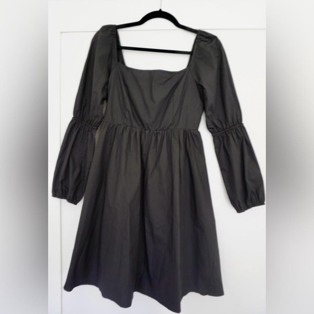 R.VIVIMOS Square Neck Mini Dress